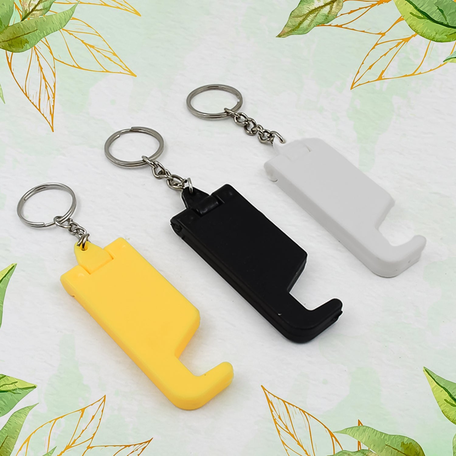 2 in 1 Plastic Keychain