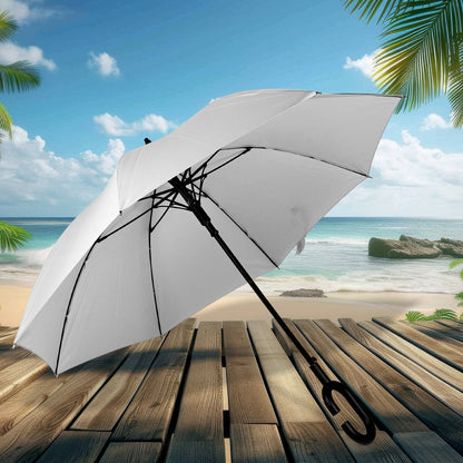 8551 Umbrella Summer Sun and Rain Protection Foldable Cute Umbrella &amp; C-Shaped Handle || UV Protection Rain Sun Umbrella || Travel Accessories || Umbrella for Children, Girls, and Boys (1 Pc / Mix Color)