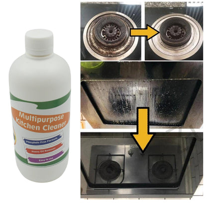 Kitchen Cleaner Spray Oil &amp; Grease Stain Remover Stove &amp; Chimney Cleaner Spray Non-Flammable Nontoxic Magic Degreaser Spray for Kitchen Gas Stove Cleaning Spray (Approx 500ML)