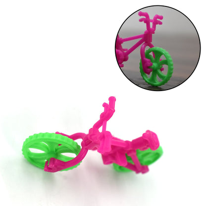 Set of 30 miniature bicycles for kids’ entertainment