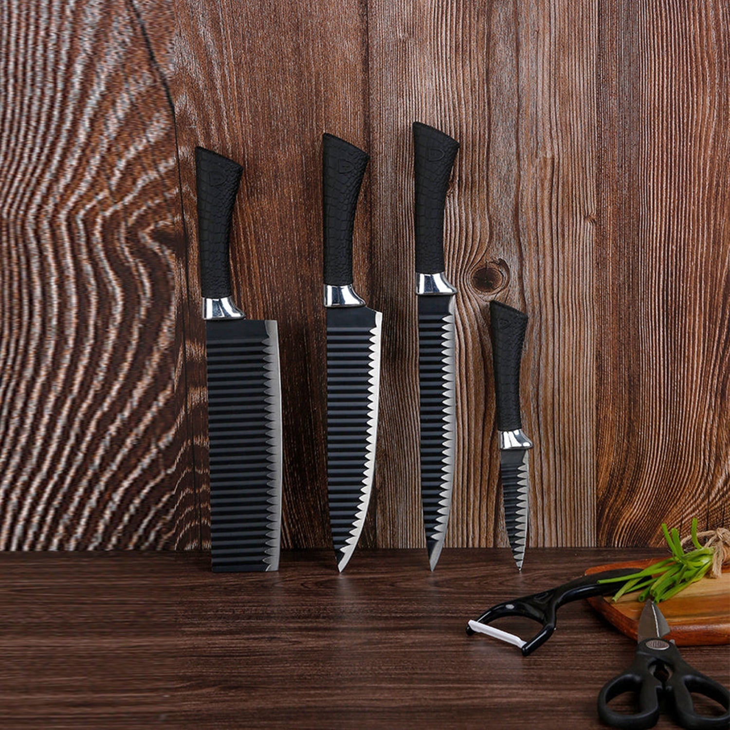 Complete knife set with chef&