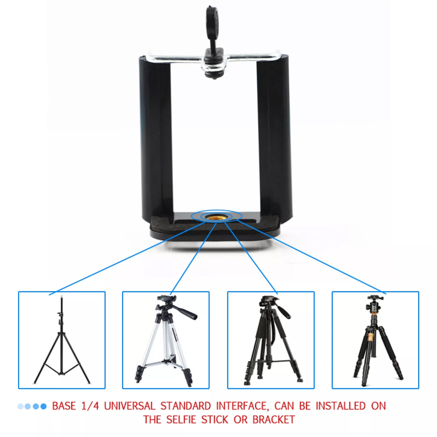 Versatile mobile holder for stable shots