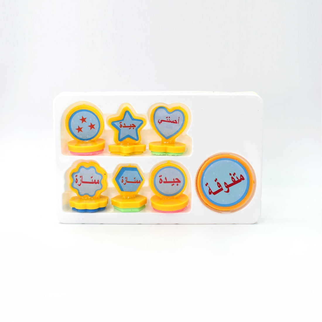 Multicolor different shape stamps, kids&