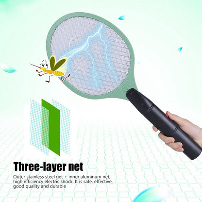 Mosquito Killer Racket Rechargeable Handheld Electric Fly Swatter Mosquito Killer Racket Bat, Electric Insect Killer (Quality Assured)