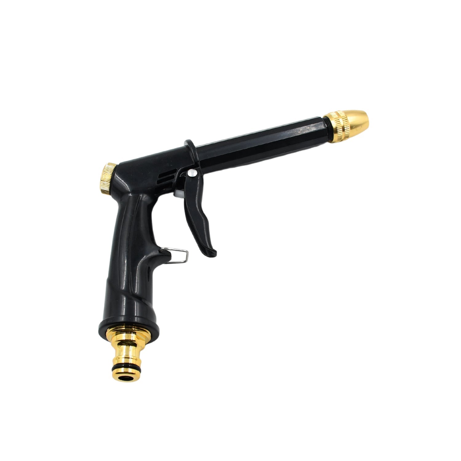 Plastic Body, Metal Trigger &amp; Brass Nozzle Water Spray Gun For Water Pipe | Non-Slip | Comfortable Grip | Multiple Spray Modes | Ideal Pipe Nozzle For Car Wash, Gardening,&amp; Other Uses