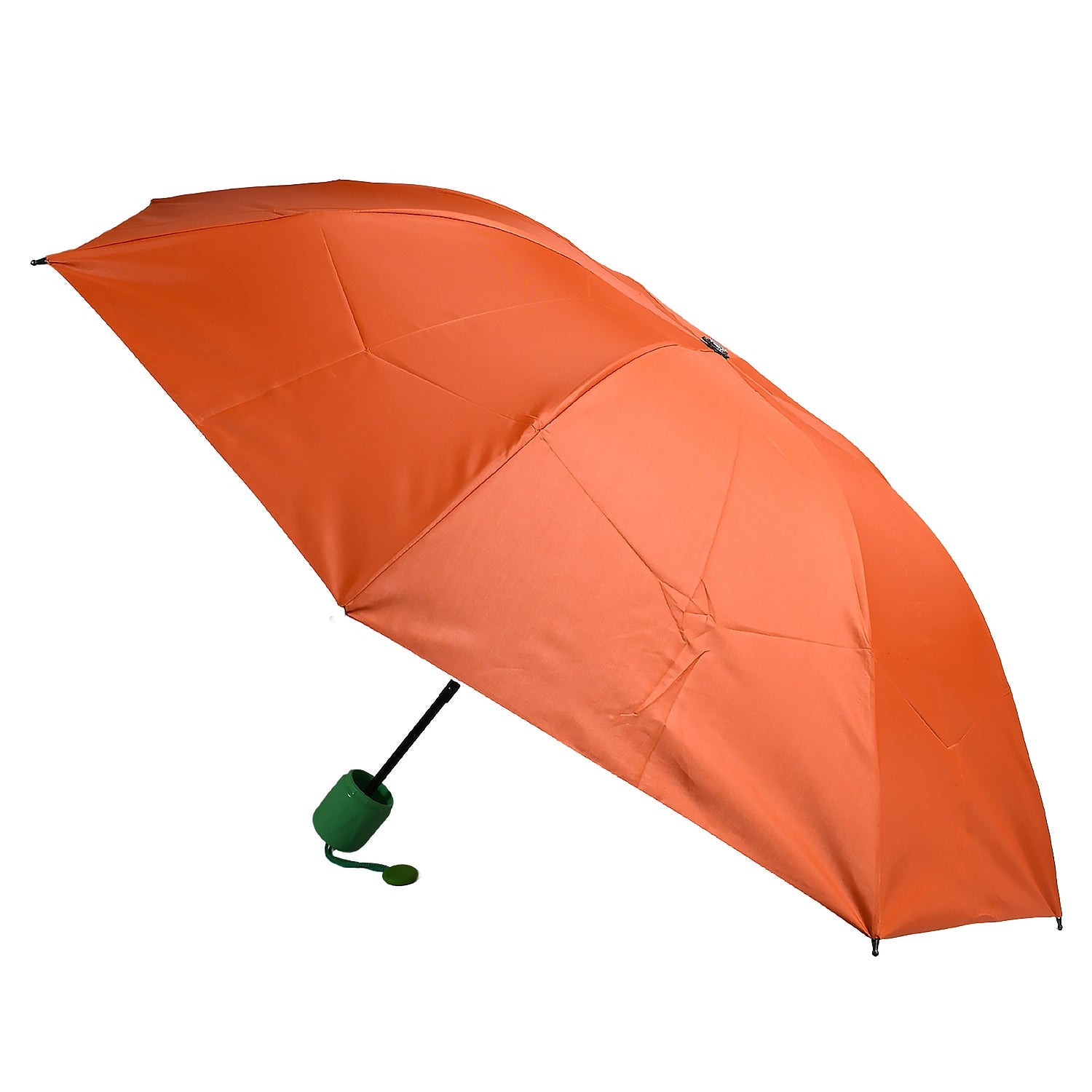 Vegetable shaped Folding Umbrella, Plastic Case Creative Fashion Folding Mini Sun Shade Rain Umbrella, Unique Umbrella, Sun &amp; UV Protection, Cute Design (1 Pc)