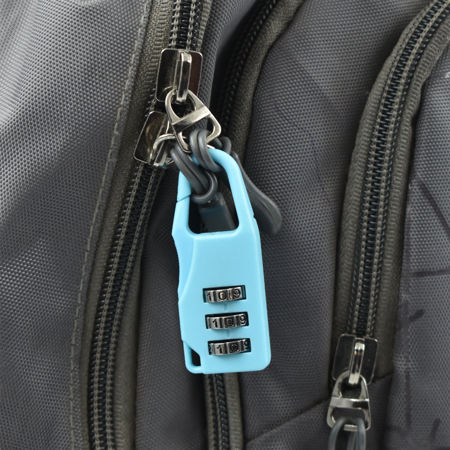 3 digit combination lock for luggage and personal security during travel