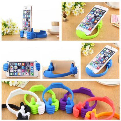 4-piece hand-shaped mobile stand, perfect for desks and counters.