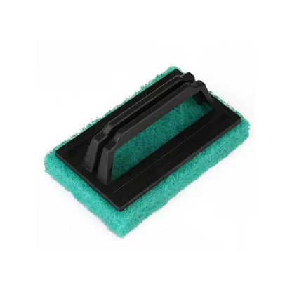 Handle scrubber brush for cleaning utensils.