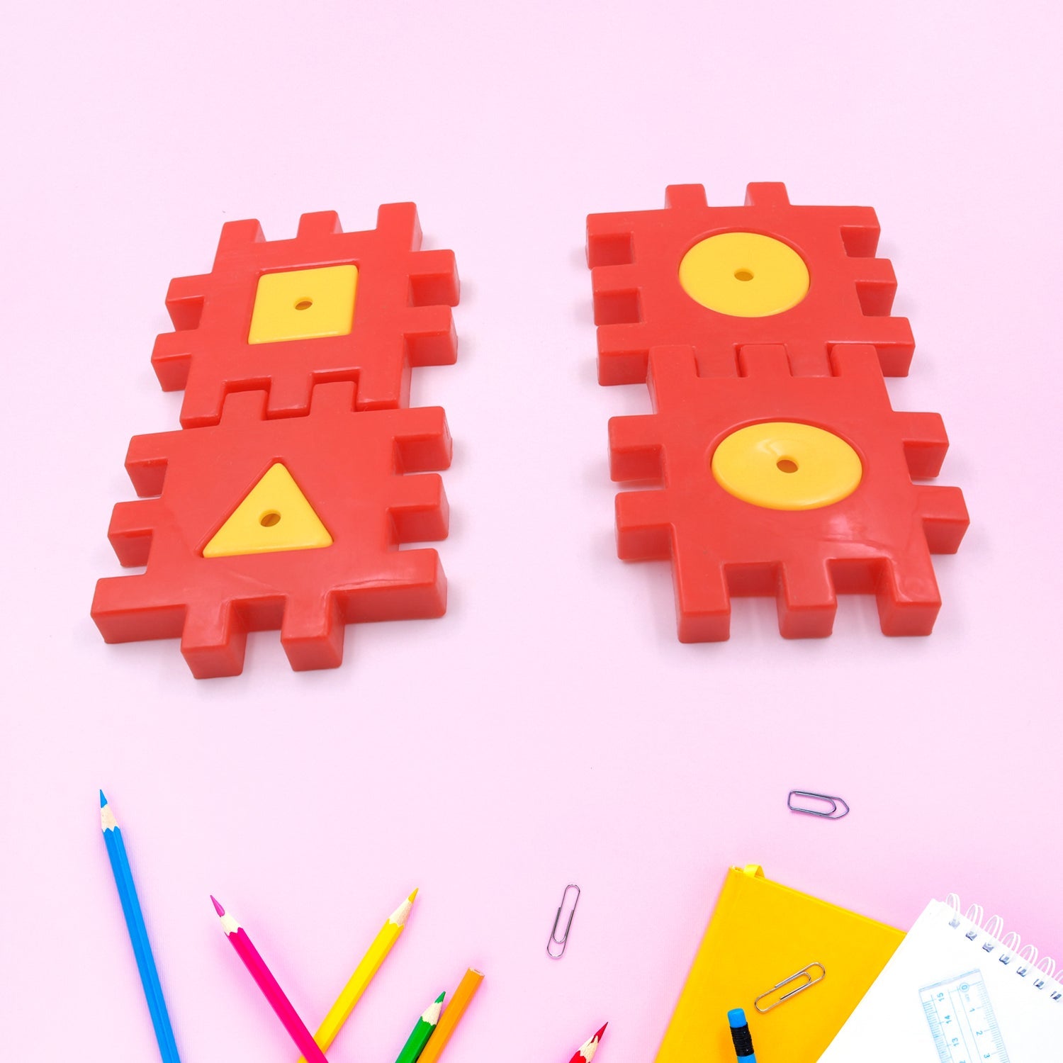 Colorful digital building blocks for kids