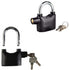 Anti-theft padlock with built-in smart alarm for security