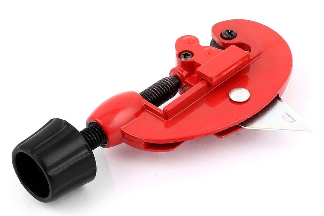 Tubing pipe cutter with red handle