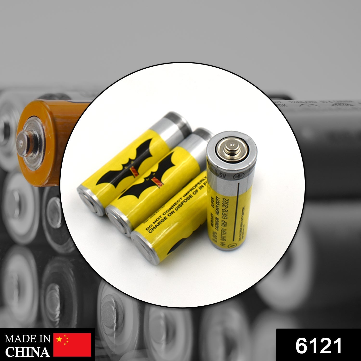 AA batteries suitable for various household devices.