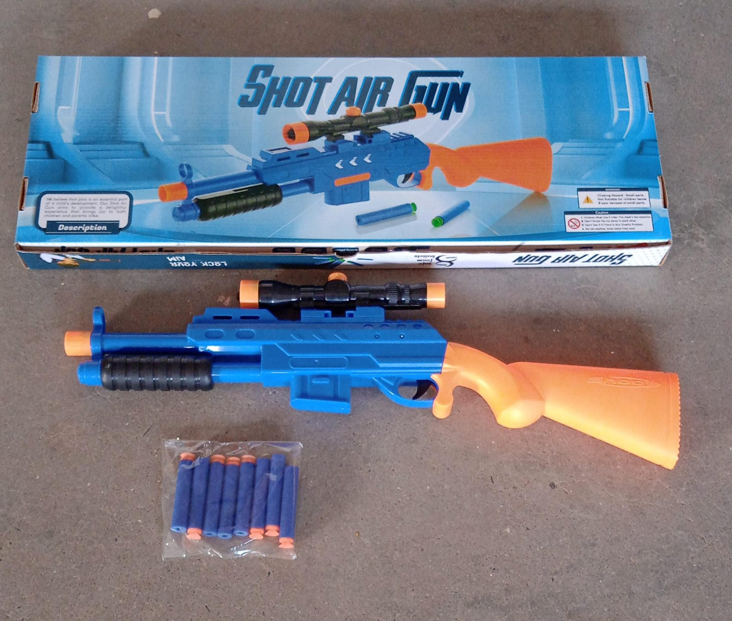 Large plastic toy gun for kids&