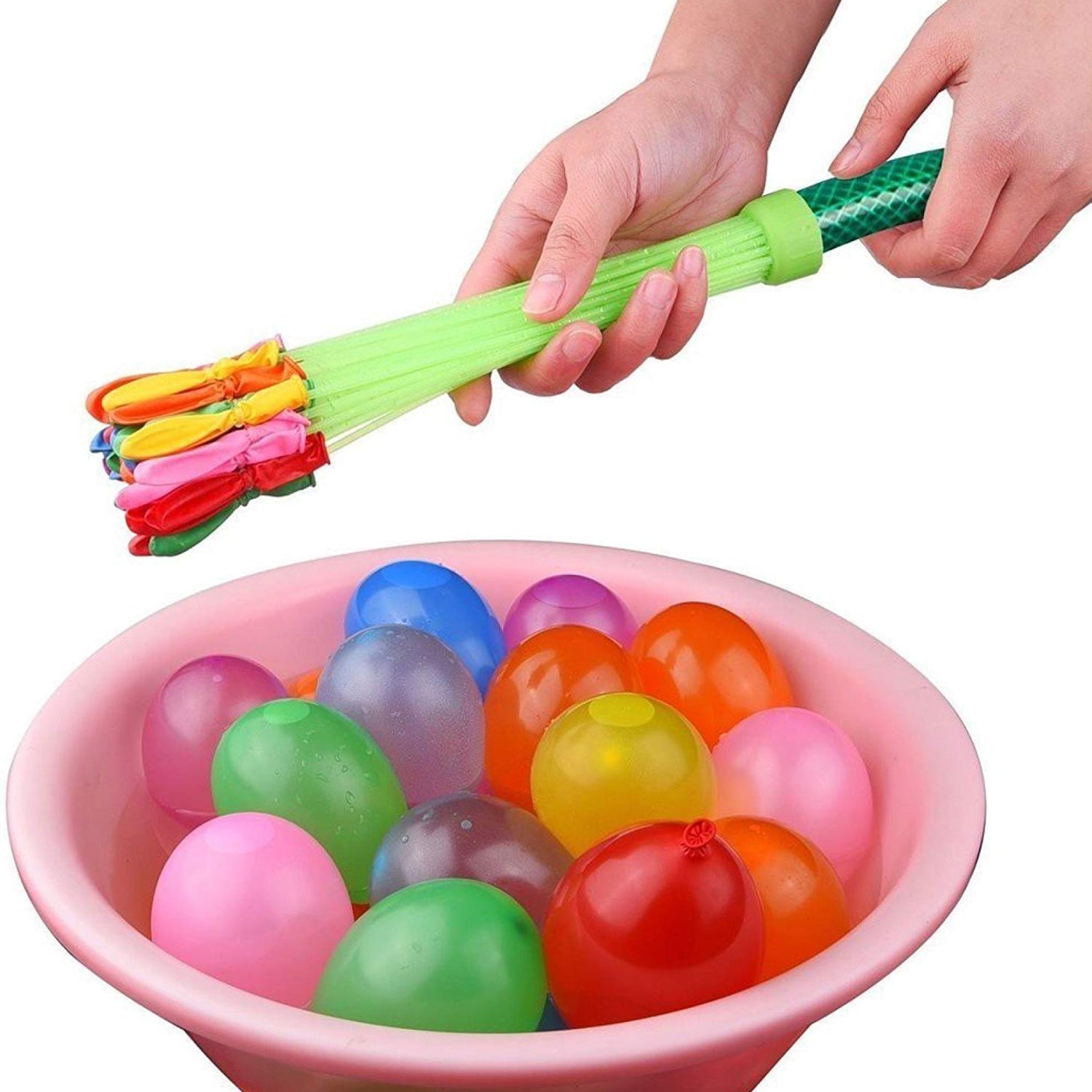 Holi Magic Water Balloons for Kids - 111 pcs (Multicolor)