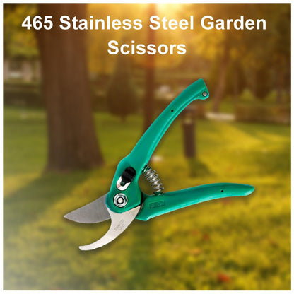 Professional stainless steel garden scissors for precise pruning