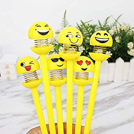 Cute emoji pens for school and office.