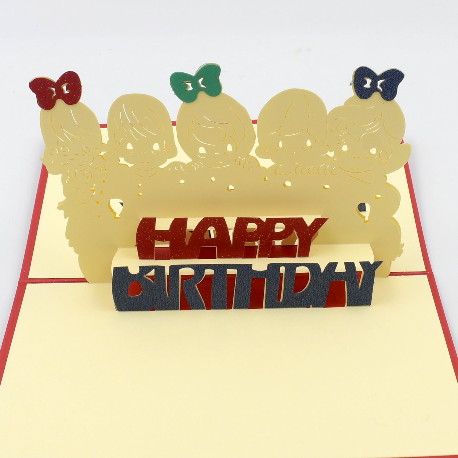 3D Pop-Up Greeting Card (1 Pc): Birthday