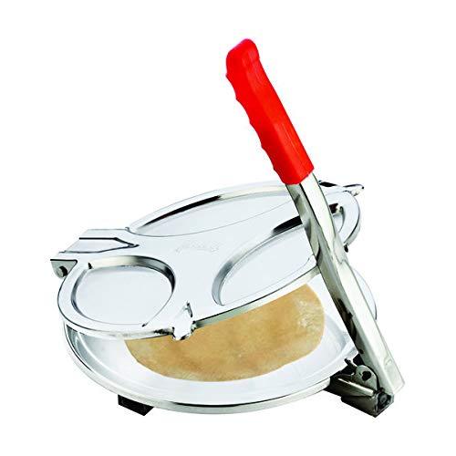 Efficient papad and puri maker with durable stainless steel construction.