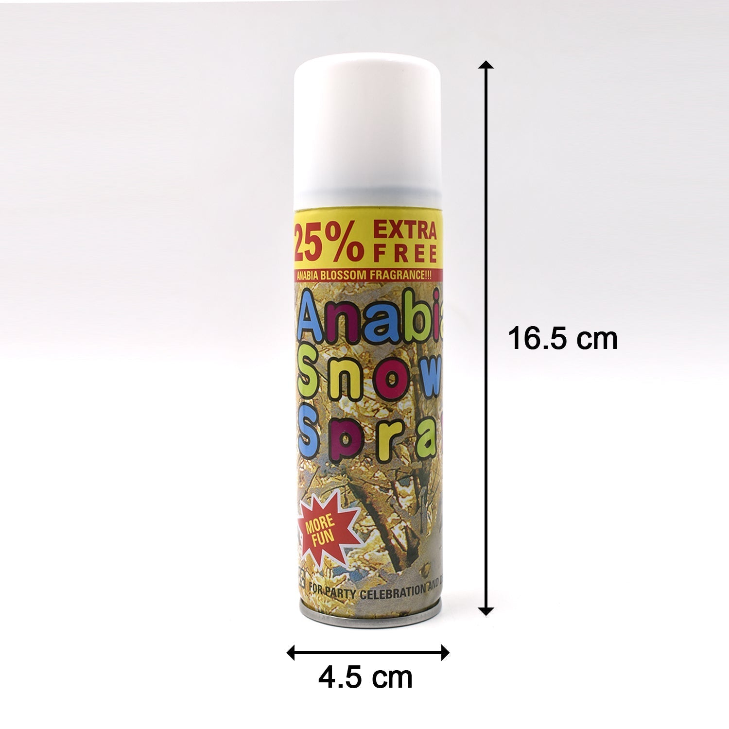 Snow spray bottle for adding fun to parties and events.