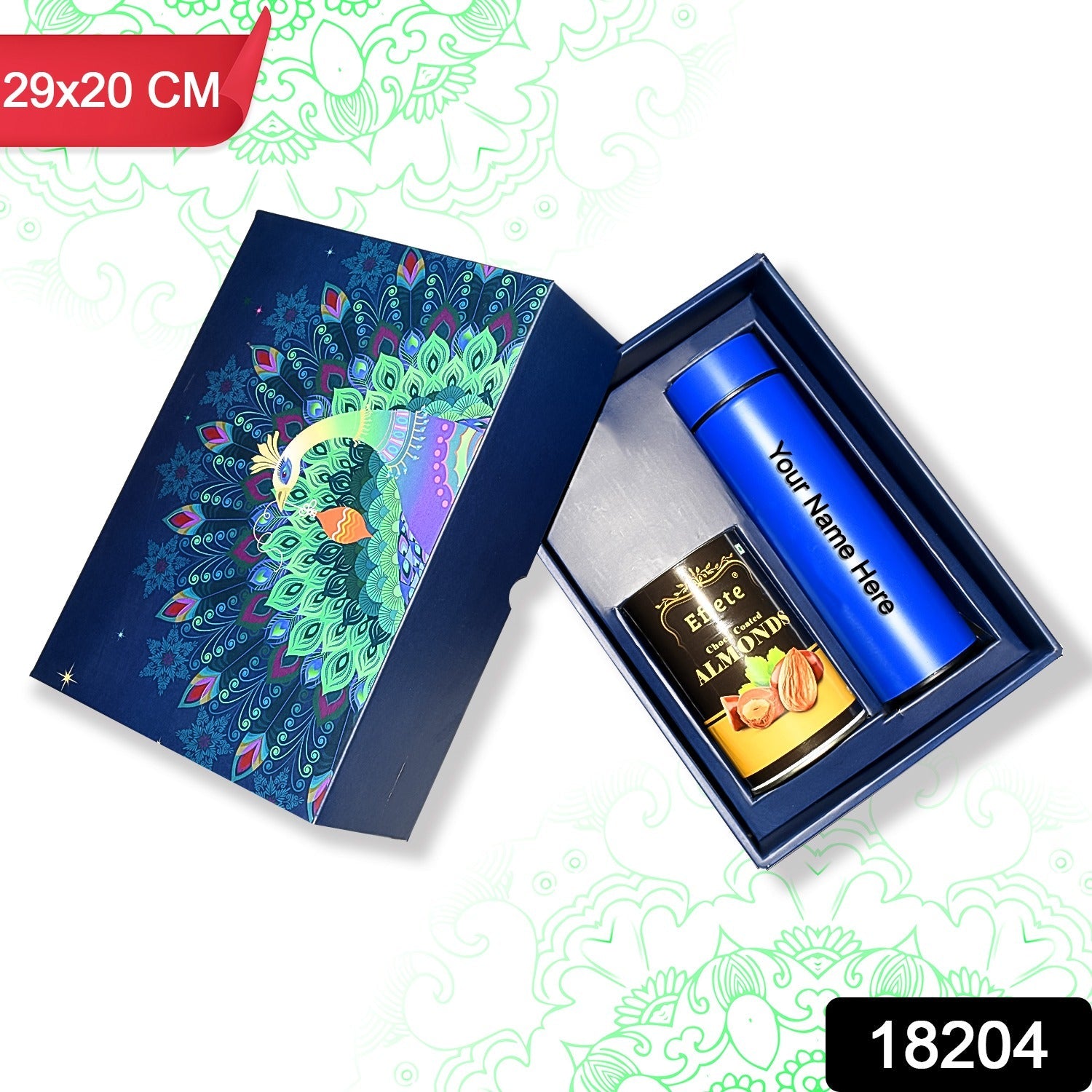 Classic Gift Box: Decorative Bottle &amp; Chocolate Combo