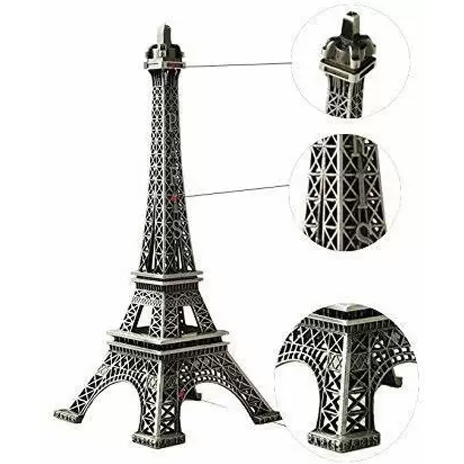 Eiffel Tower metal statue