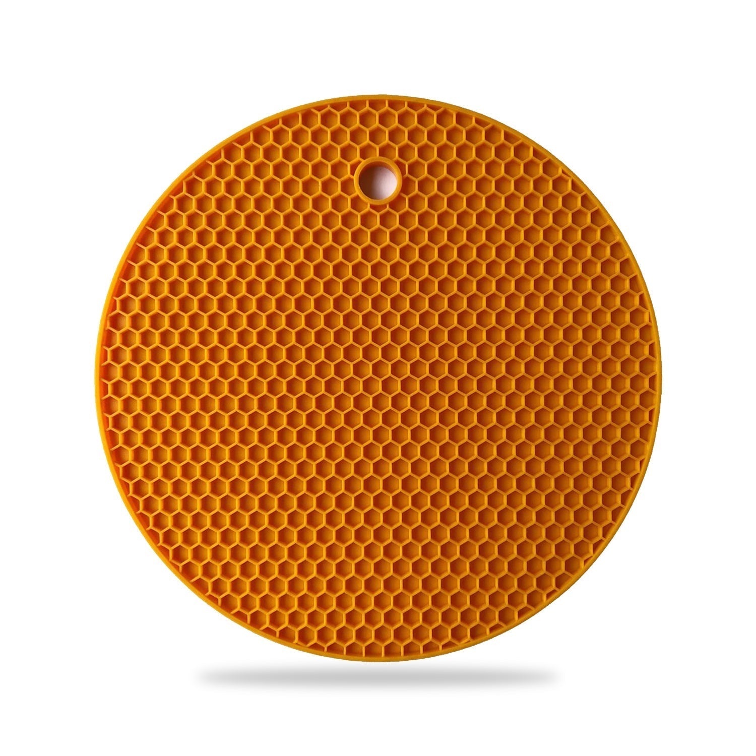 Hot mat made from silicone, showing its ability to handle high temperatures.