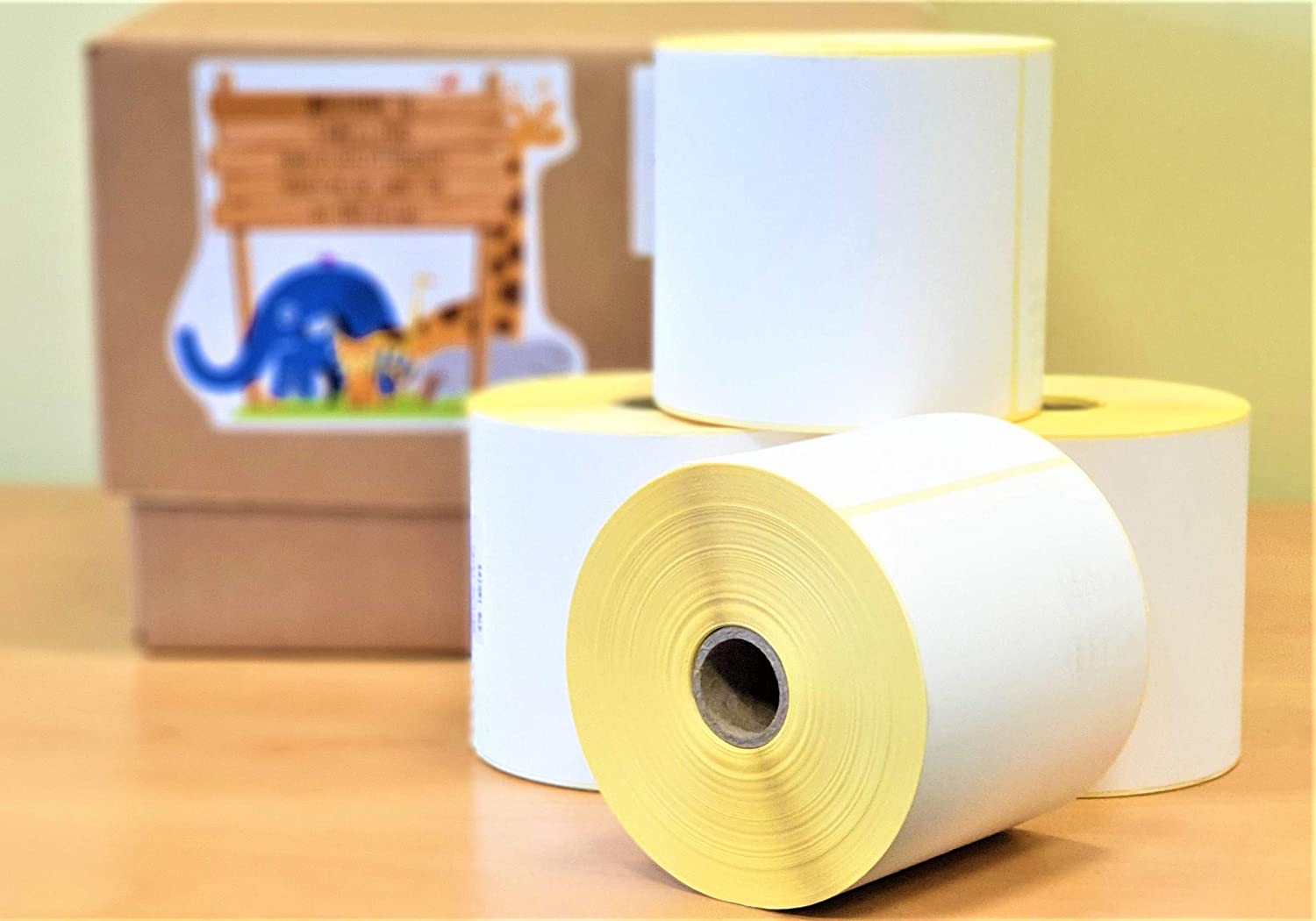 Thermal label roll, 400 labels, 4&quot;x6&quot;.