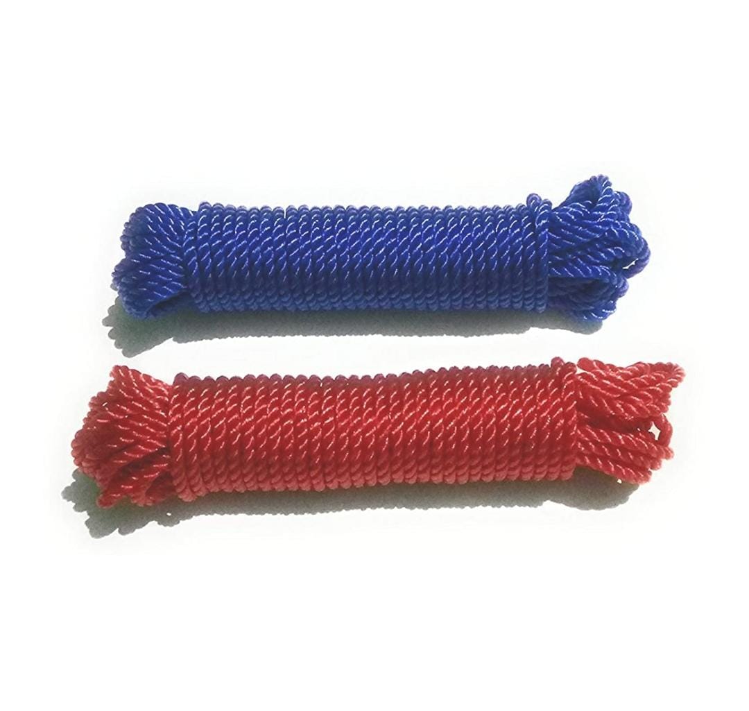 Multi-use rope with mixed colors, suitable for various tasks