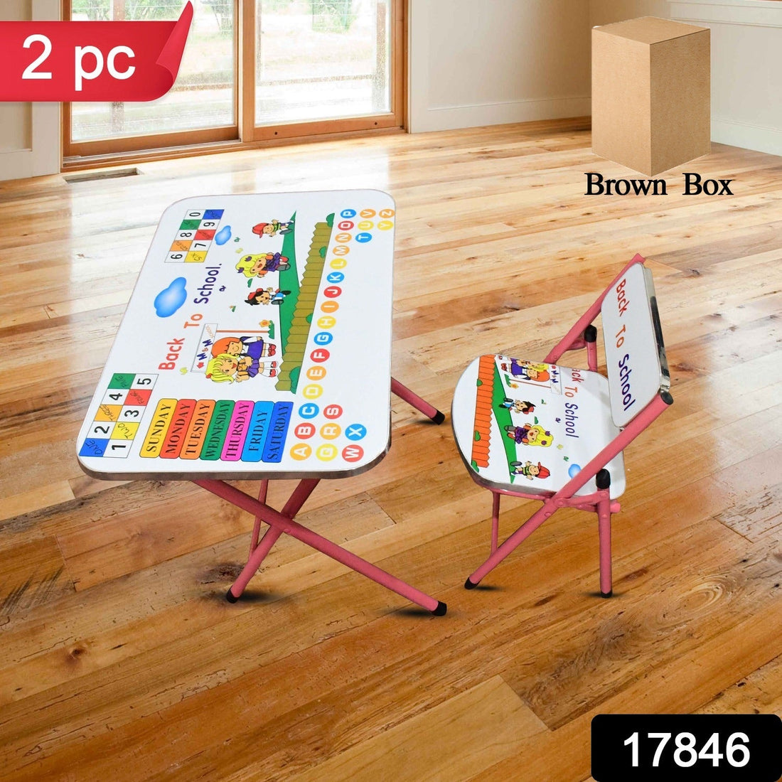 2 Pc Set Of Study Table &amp; Chair