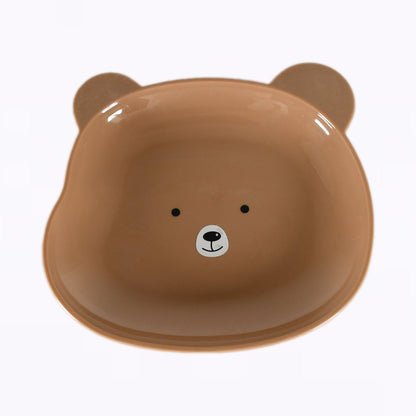 Durable Food Serving Plate, Bear Shaped Plate Cartoon Snack Plates For Serving Fruits &amp; Desserts (1 Pc)