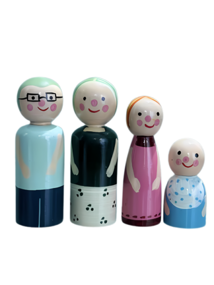 Wooden Family set Toy