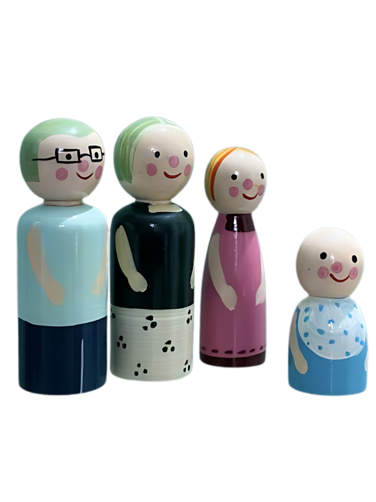 Wooden Family set Toy